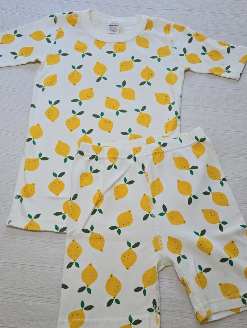 Hanna Andersson Lemon Short Johns Unisex Size 12 - Picture 1 of 10